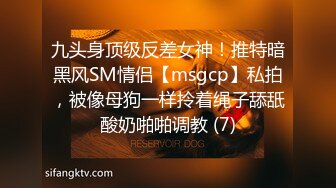 九头身顶级反差女神！推特暗黑风SM情侣【msgcp】私拍，被像母狗一样拎着绳子舔舐酸奶啪啪调教 (7)