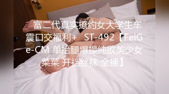 ✿富二代真实撩约女大学生车震口交福利+✿ST-492【FeiGe-CM 单抬腿爆操纯欲美少女菜菜 开裆丝袜 全裸】